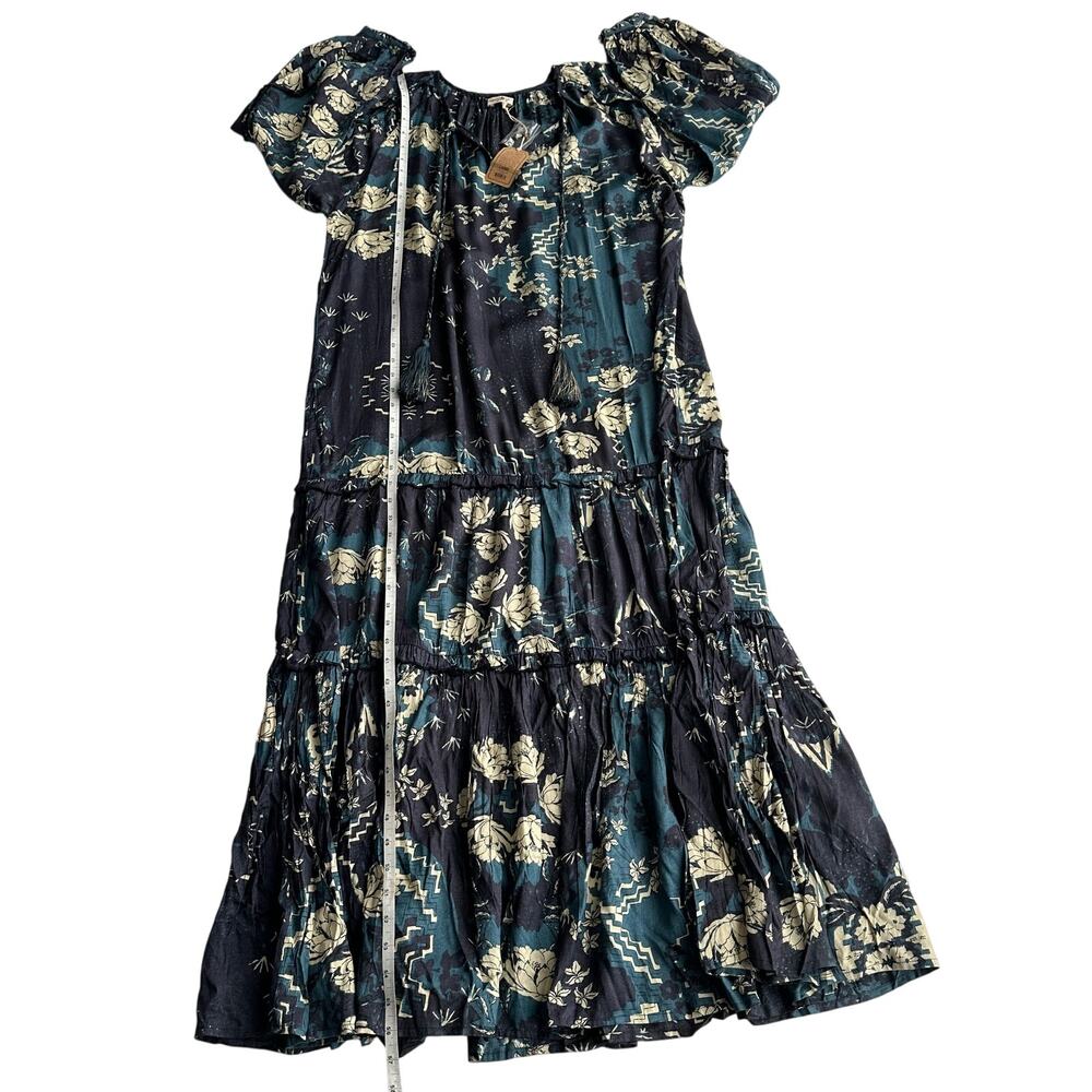 NATURAL LIFE Floral Maxi Dress - Black and Cream - Picture 9 of 11